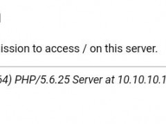 Apache/2.4.23 (Win64) PHP/5.6.25 Server at 10.10.10.10 Port 80错误解决方案